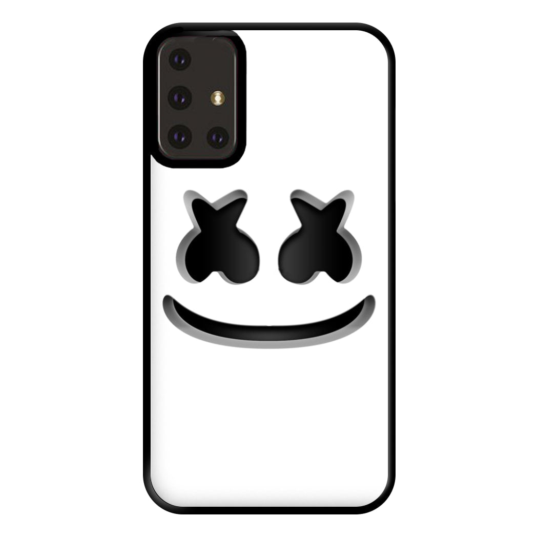 White Helmet DJ Helmet Phone Case for Galaxy A71