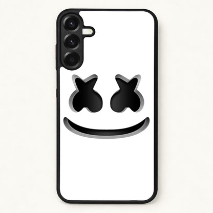 White Helmet DJ Helmet Phone Case for Galaxy A57