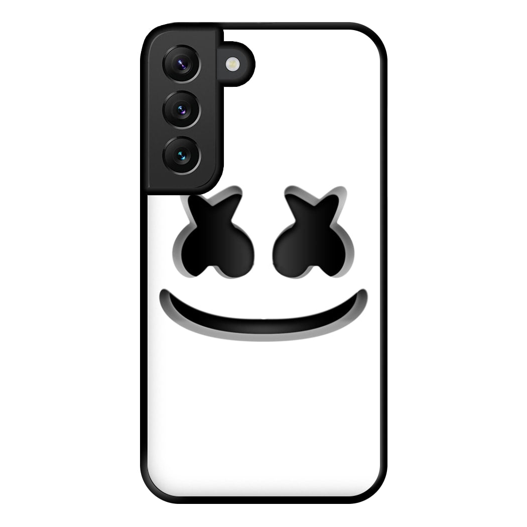 White Helmet DJ Helmet Phone Case for Galaxy S22 Plus