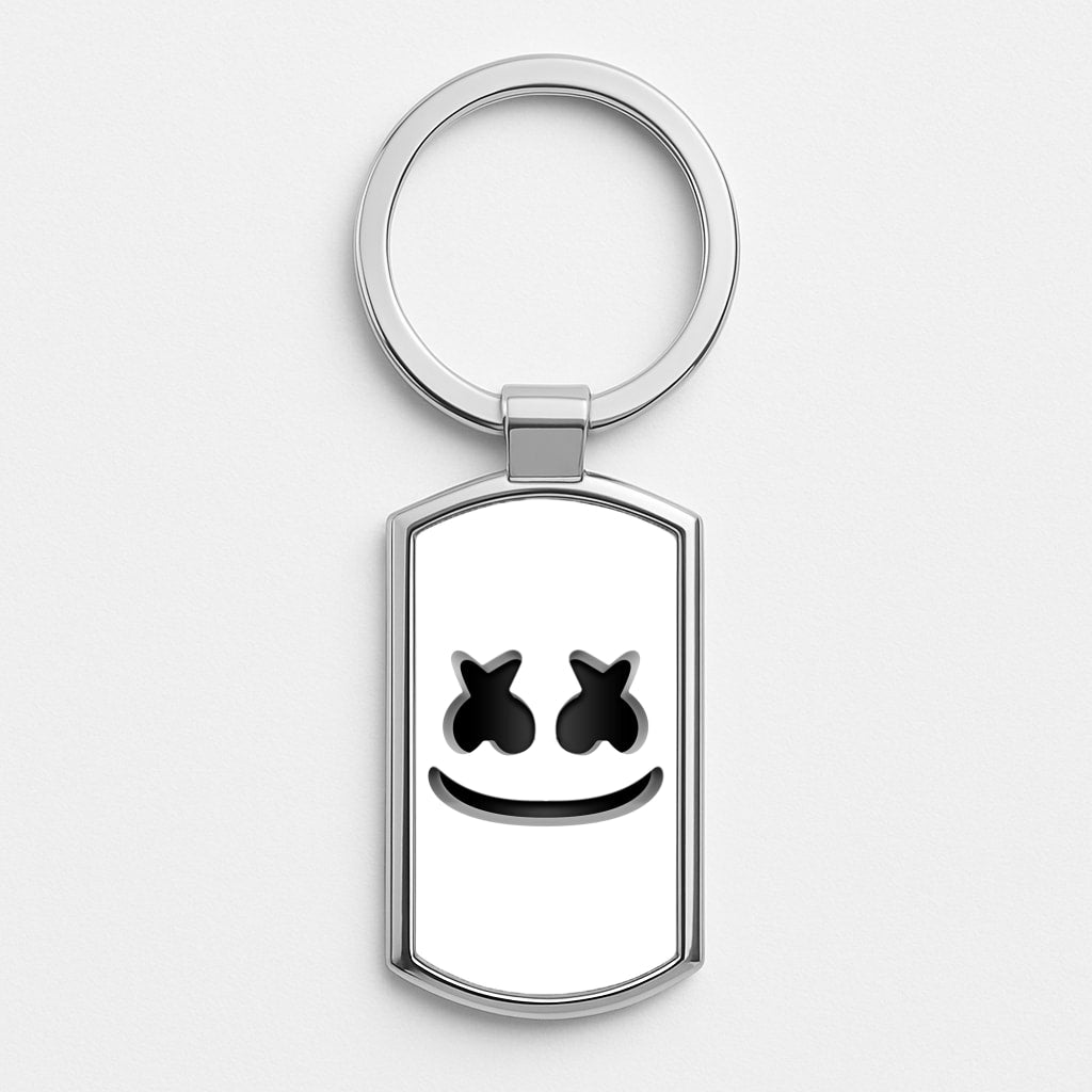 White Helmet DJ Helmet Luxury Keyring