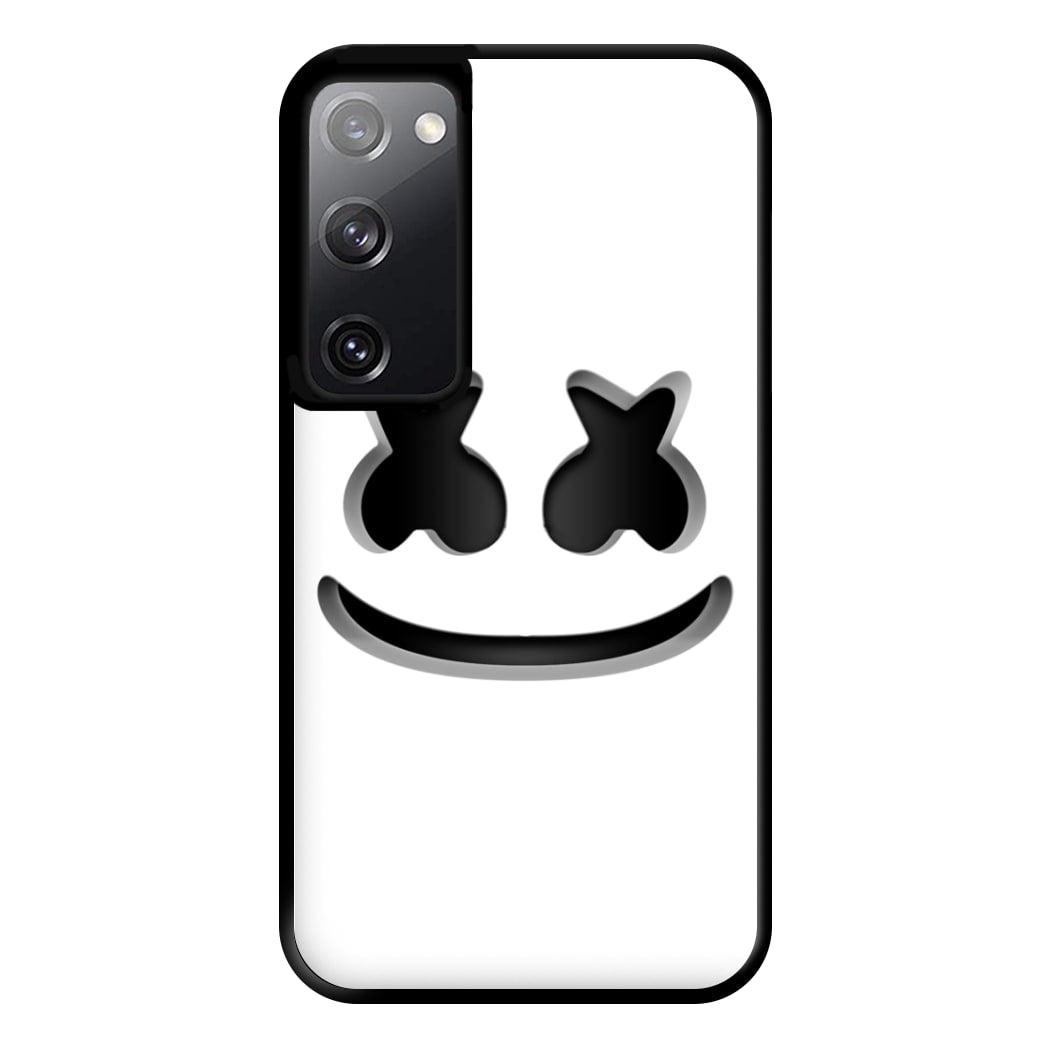 White Helmet DJ Helmet Phone Case for Galaxy S20