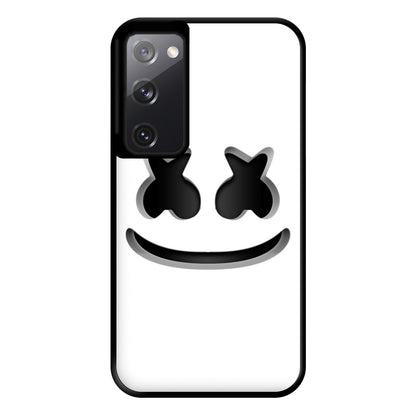 White Helmet DJ Helmet Phone Case for Galaxy S20FE