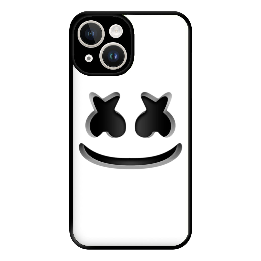 White Helmet DJ Helmet Phone Case for iPhone 14