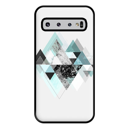 Triange Marble Pattern Phone Case for Galaxy S10 Plus