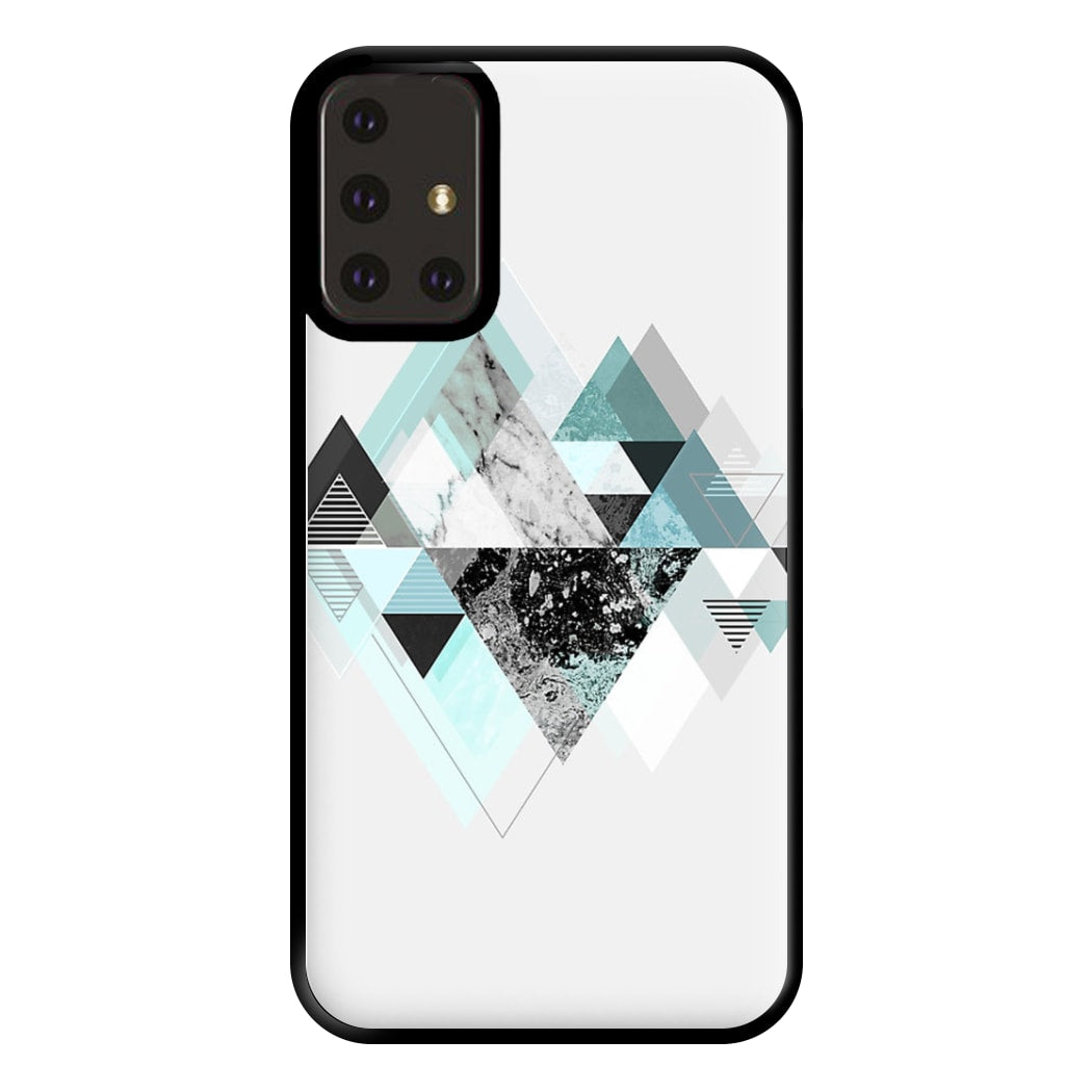 Triange Marble Pattern Phone Case for Galaxy A71