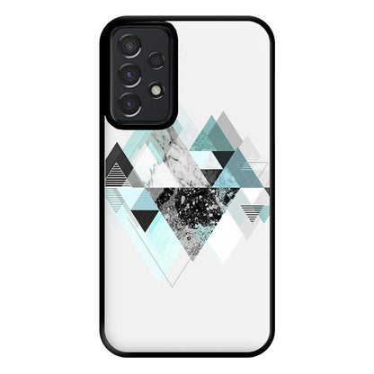 Triange Marble Pattern Phone Case for Galaxy A52 / A52s