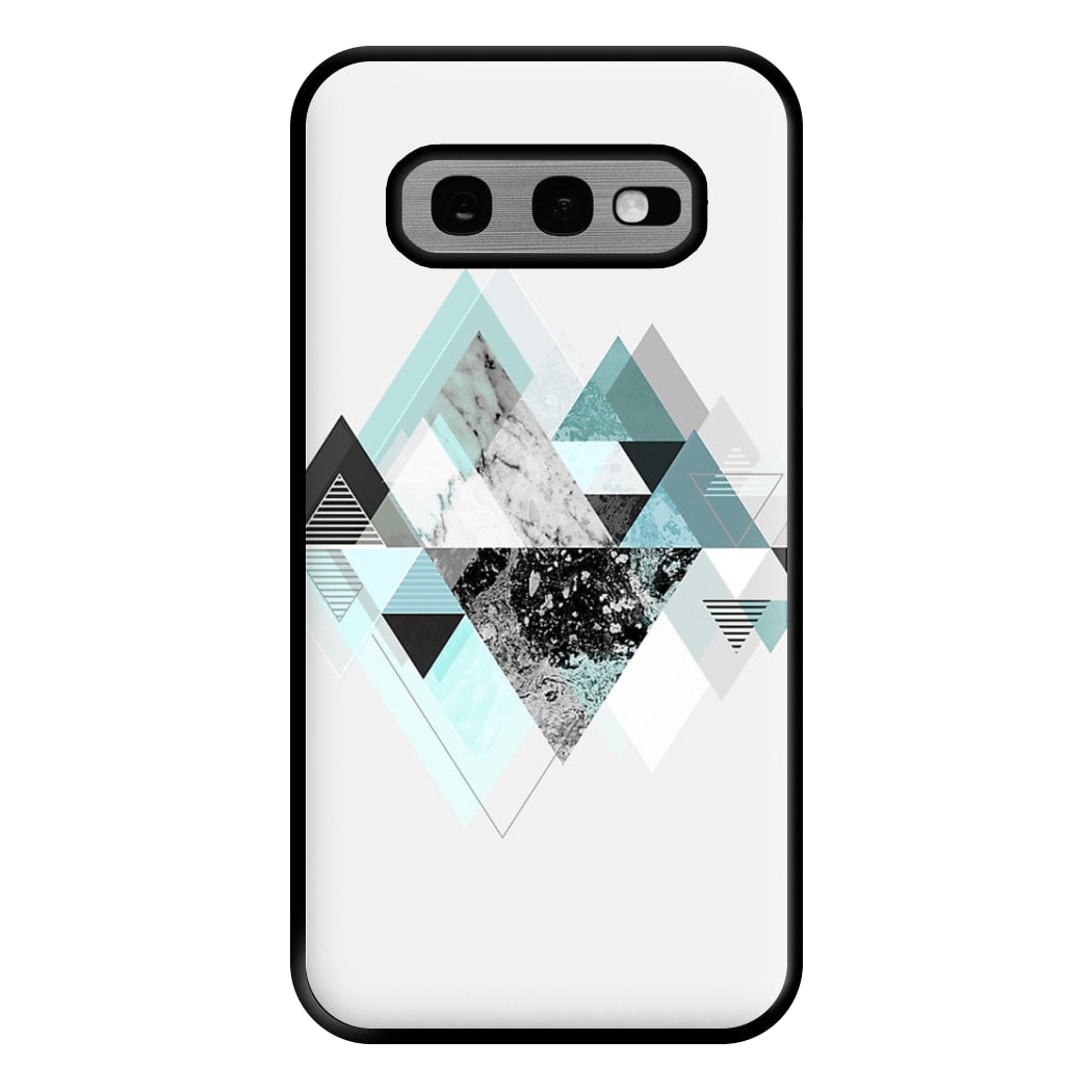 Triange Marble Pattern Phone Case for Galaxy S10e