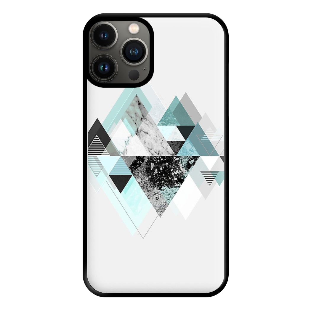 Triange Marble Pattern Phone Case for iPhone 11 Pro Max