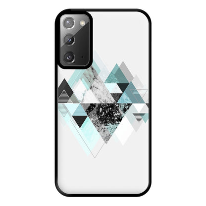 Triange Marble Pattern Phone Case for Galaxy Note 20 Ultra