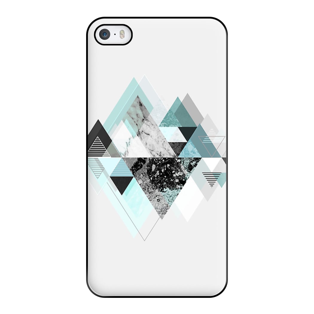 Triange Marble Pattern Phone Case for iPhone 5 / 5s / SE 2016