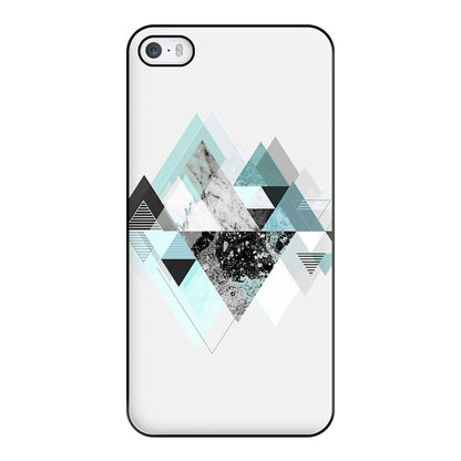 Triange Marble Pattern Phone Case for iPhone 5 / 5s / SE 2016