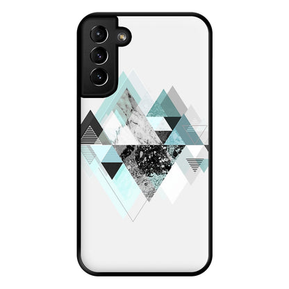 Triange Marble Pattern Phone Case for Galaxy S21 Plus