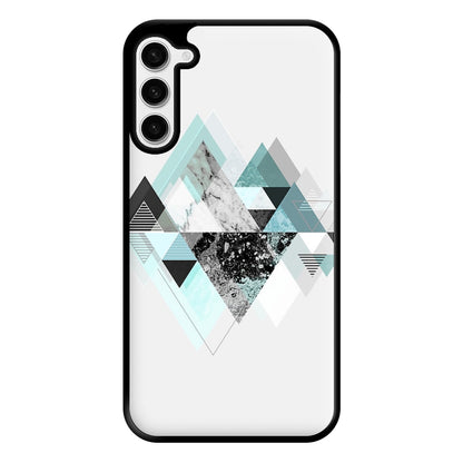 Triange Marble Pattern Phone Case for Galaxy S23 Plus