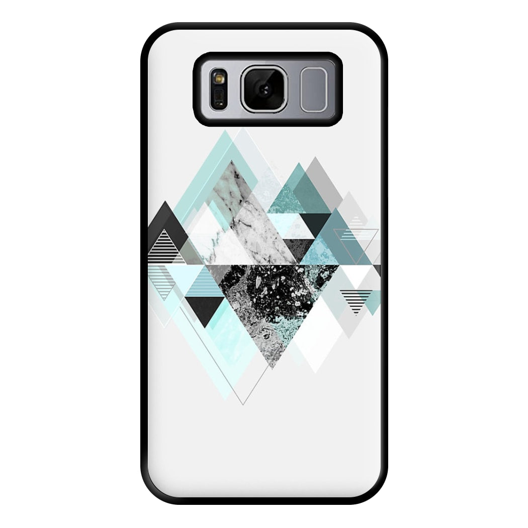 Triange Marble Pattern Phone Case for Galaxy S8 Plus