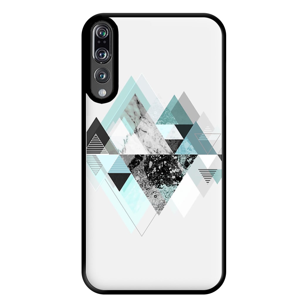 Triange Marble Pattern Phone Case for Huawei P20 Pro