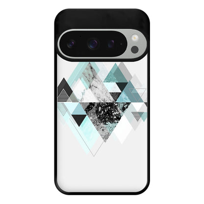 Triange Marble Pattern Phone Case for Google Pixel 9 Pro XL