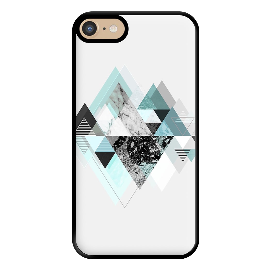 Triange Marble Pattern Phone Case for iPhone 6 / 7 / 8 / SE