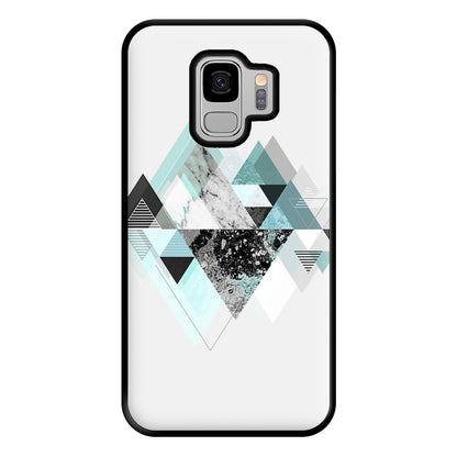 Triange Marble Pattern Phone Case for Galaxy S9 Plus