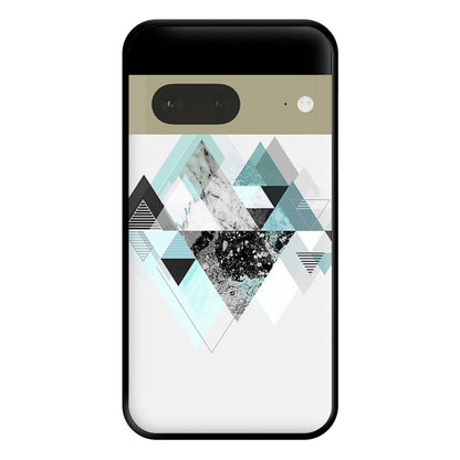 Triange Marble Pattern Phone Case for Google Pixel 7a