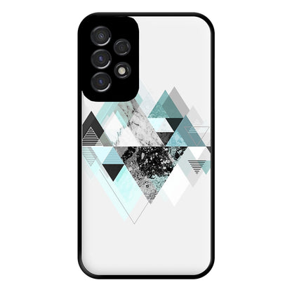 Triange Marble Pattern Phone Case for Galaxy A53