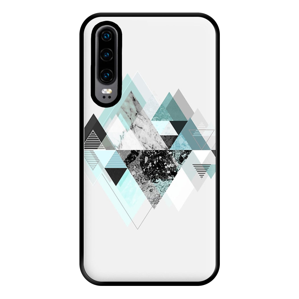 Triange Marble Pattern Phone Case for Huawei P30