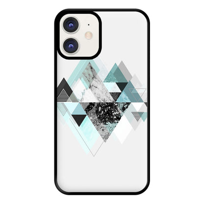 Triange Marble Pattern Phone Case for iPhone 12 / 12 Pro