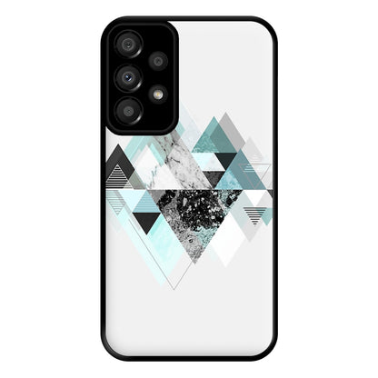 Triange Marble Pattern Phone Case for Galaxy A33