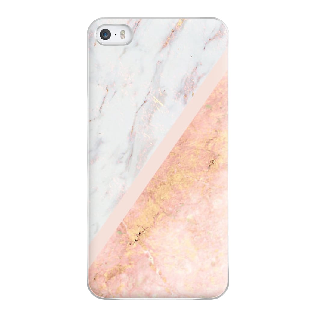 Marble and Rose Gold Phone Case for iPhone 5 / 5s / SE 2016