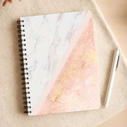 Marble and Rose Gold Notebook 3