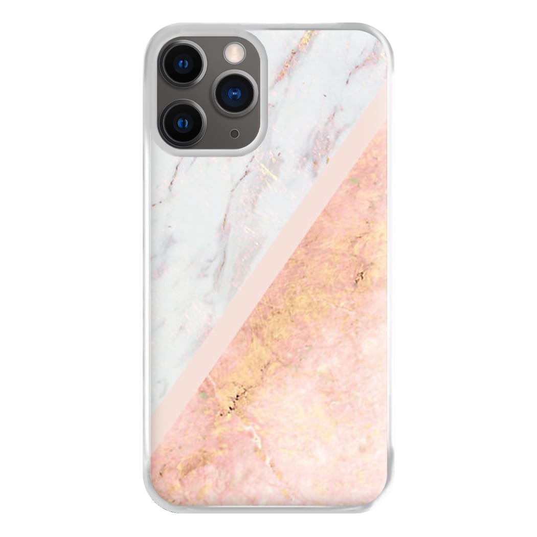 Marble and Rose Gold Phone Case for iPhone 12 Pro Max