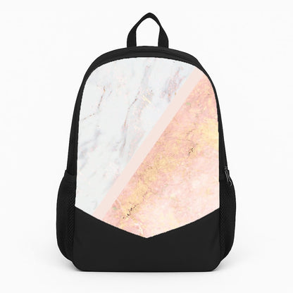 Marble and Rose Gold Backpack