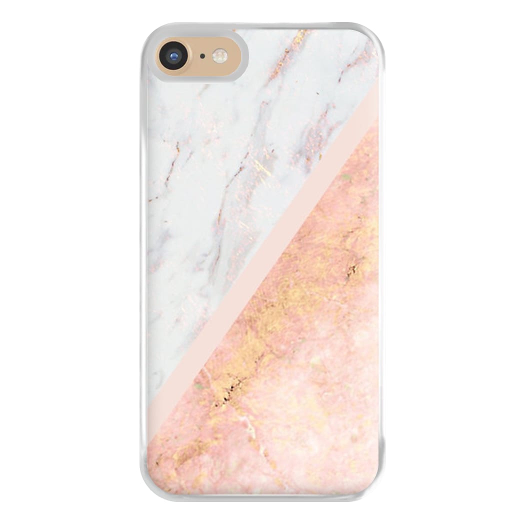 Marble and Rose Gold Phone Case for iPhone 6 / 7 / 8 / SE