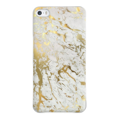 Gold Marble Splatter Phone Case for iPhone 5 / 5s / SE 2016