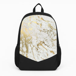 Gold Marble Splatter Backpack