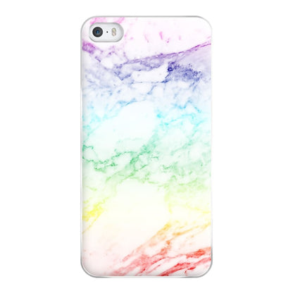 Rainbow Streak Marble Pattern Phone Case for iPhone 5 / 5s / SE 2016