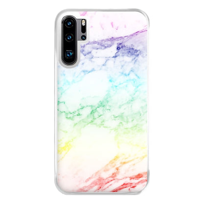 Rainbow Streak Marble Pattern Phone Case for Huawei P30 Pro