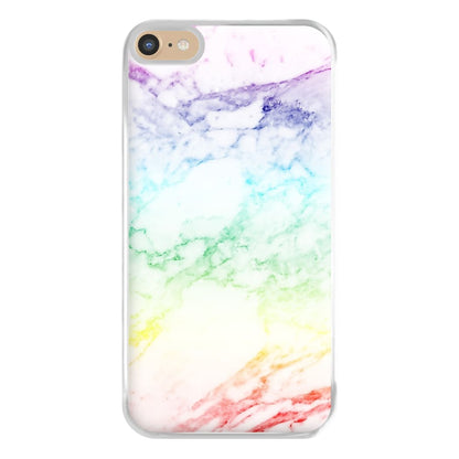 Rainbow Streak Marble Pattern Phone Case for iPhone 6 Plus / 7 Plus / 8 Plus