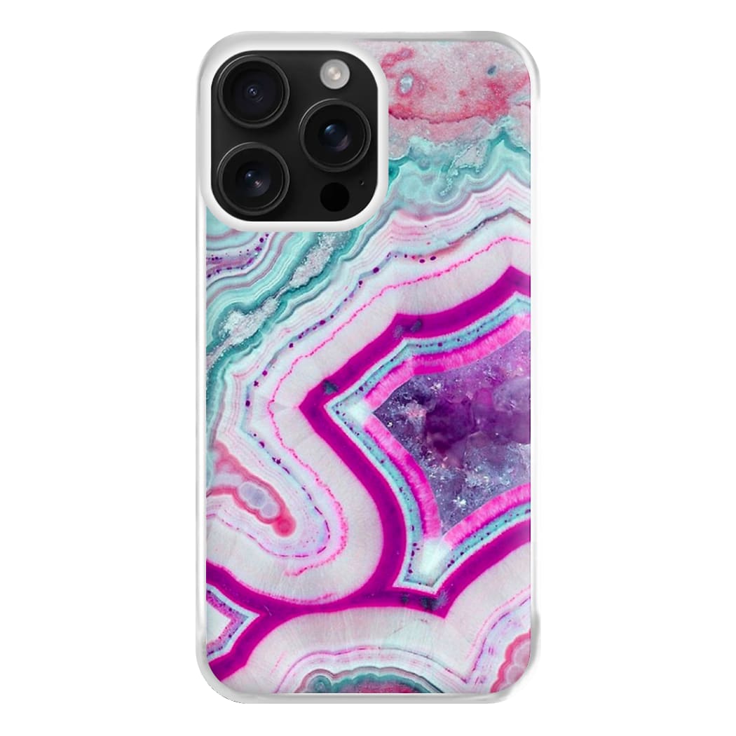 Purple Geode Pattern Phone Case