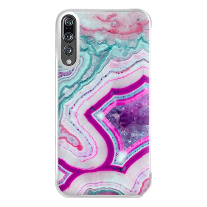 Purple Geode Pattern Phone Case for Huawei P20 Pro