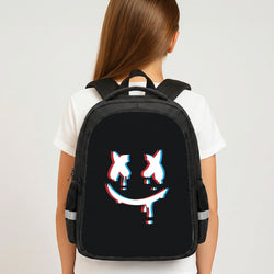 Blue Blur - White Helmet DJ Backpack