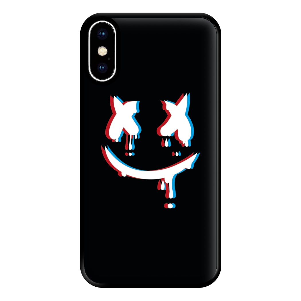 Blue Blur - White Helmet DJ Phone Case for iPhone XS Max