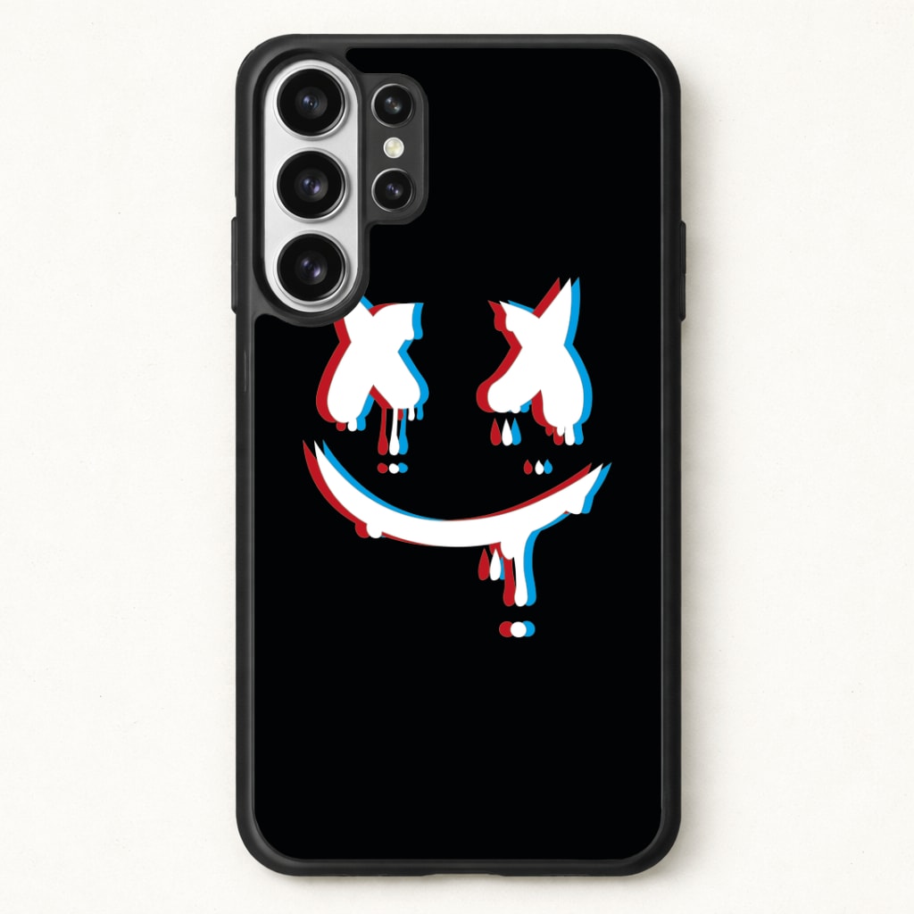 Blue Blur - White Helmet DJ Phone Case for Galaxy S26 Ultra