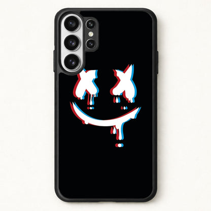 Blue Blur - White Helmet DJ Phone Case for Galaxy S26 Ultra