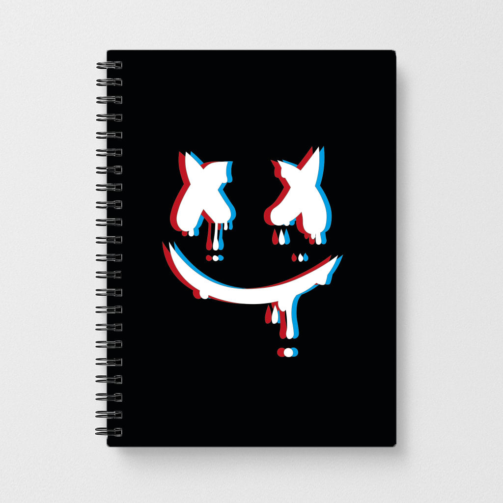 Blue Blur - White Helmet DJ Notebook