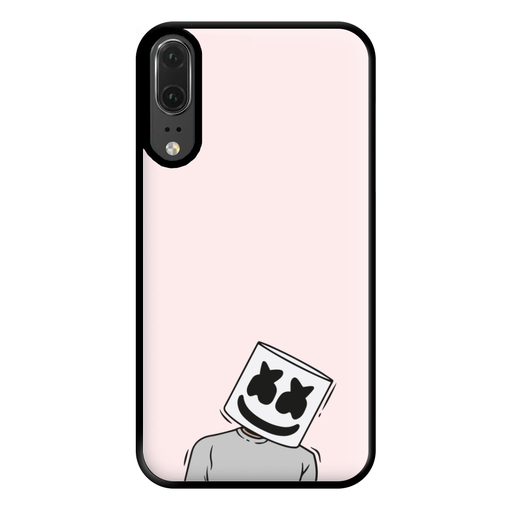 Grey Shirt - White Helmet DJ Phone Case for Huawei P20