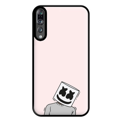 Grey Shirt - White Helmet DJ Phone Case for Huawei P20 Pro