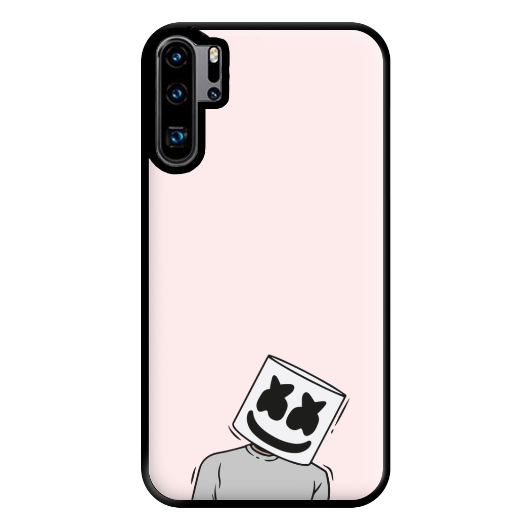 Grey Shirt - White Helmet DJ Phone Case for Huawei P30 Pro