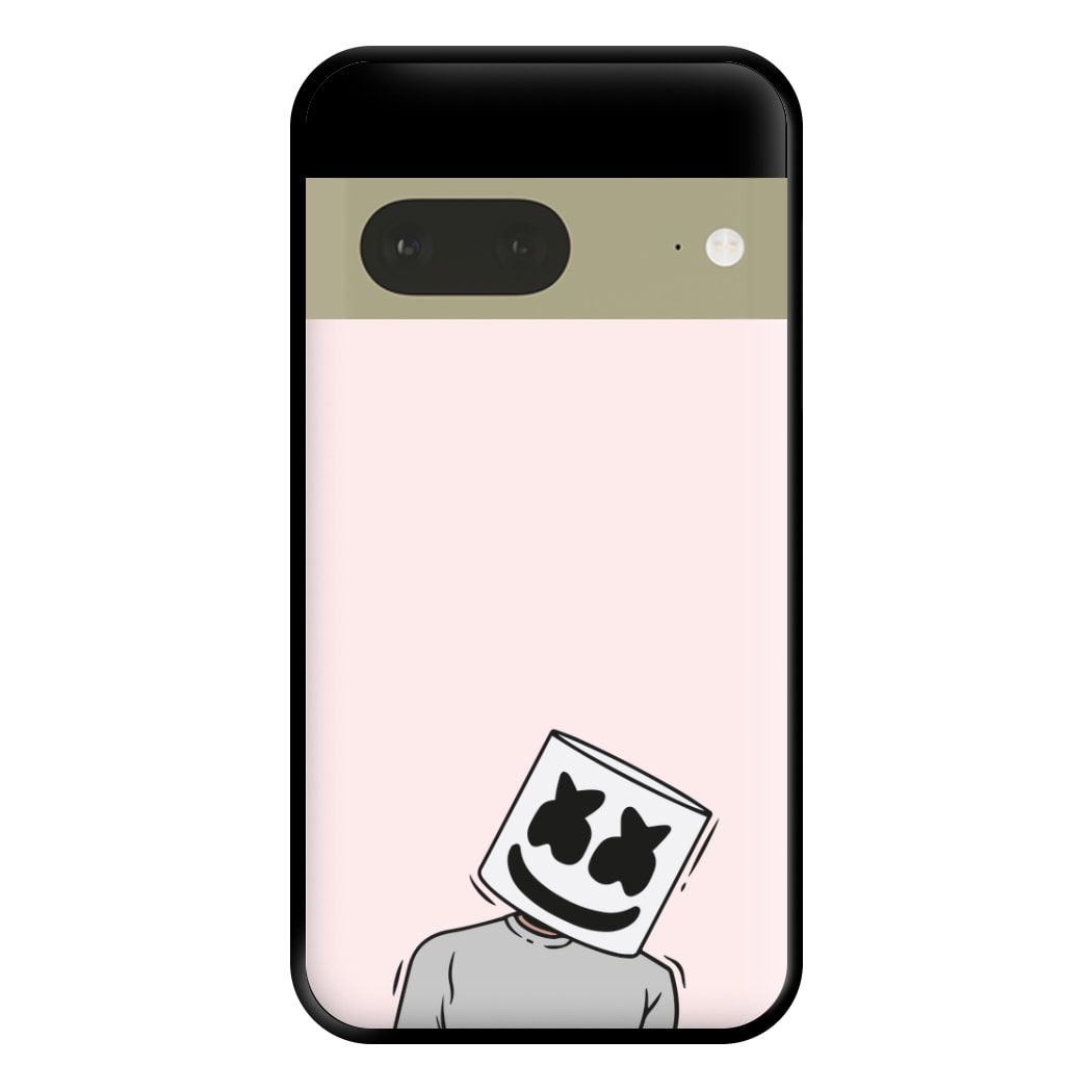 Grey Shirt - White Helmet DJ Phone Case for Google Pixel 7a