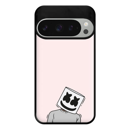 Grey Shirt - White Helmet DJ Phone Case for Google Pixel 9 Pro XL