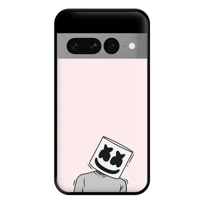 Grey Shirt - White Helmet DJ Phone Case for Google Pixel 7 Pro